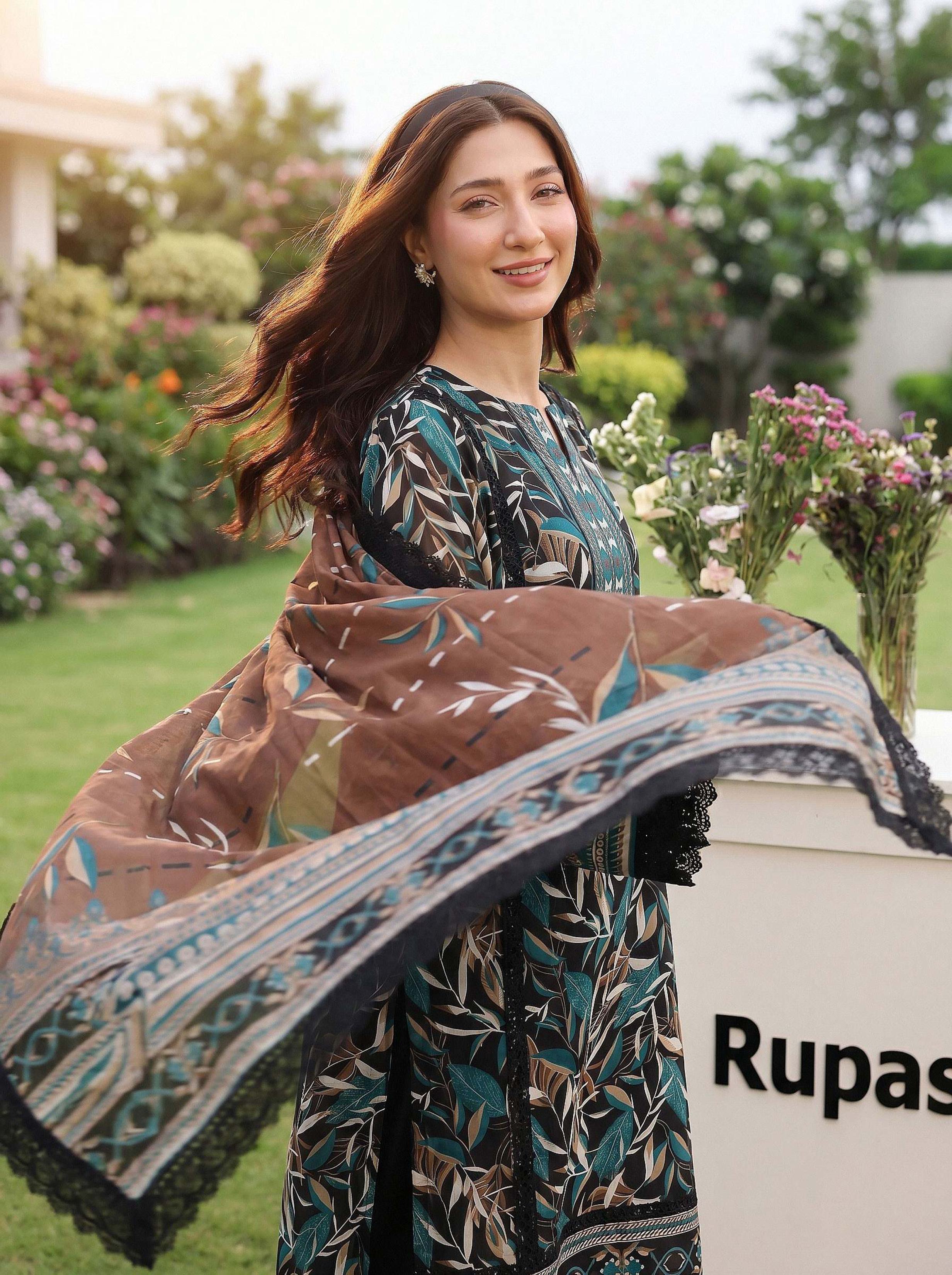 3PC UN-STITCHED LAWN RCL-76