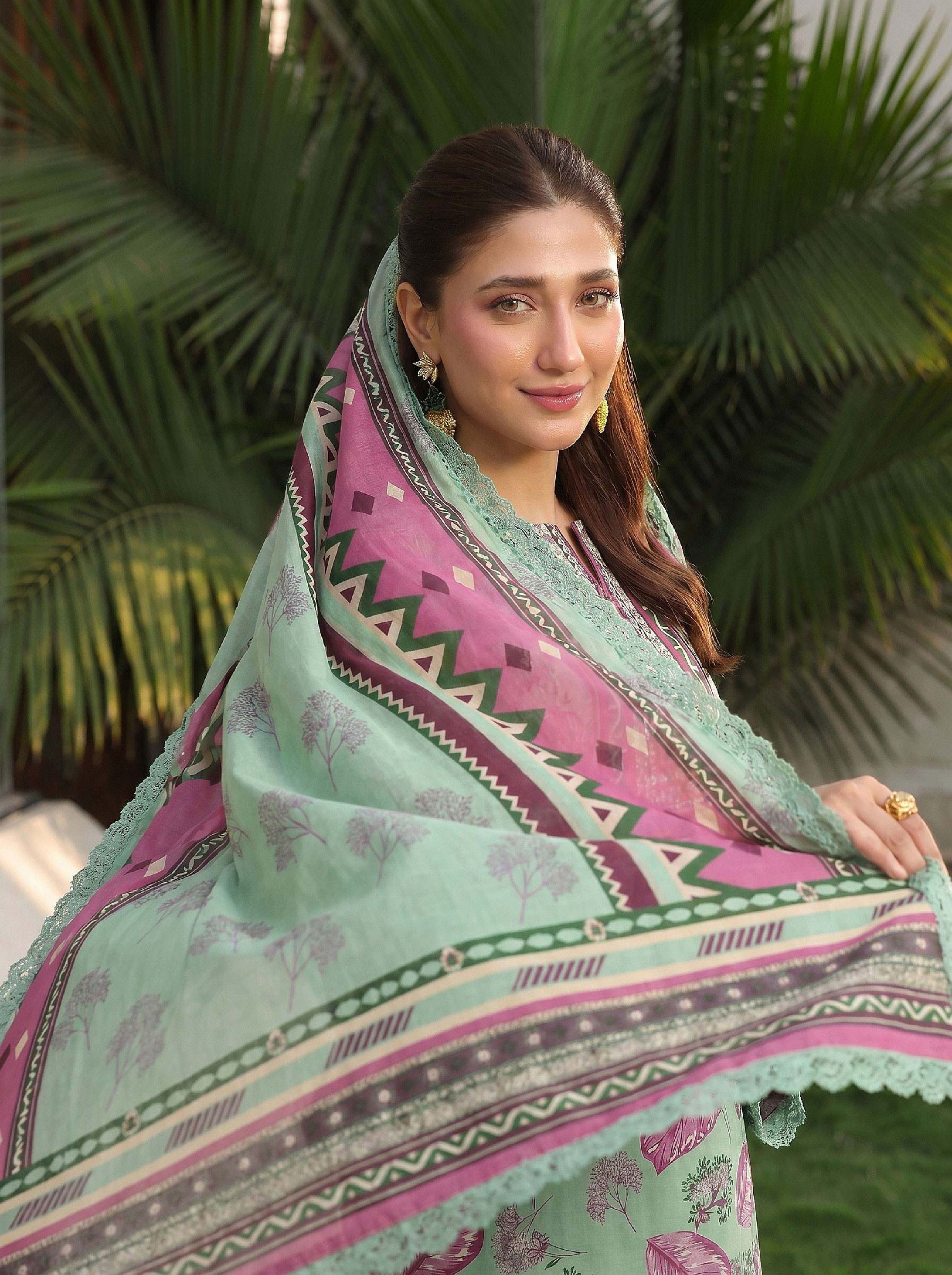 3PC UN-STITCHED LAWN RCL-78