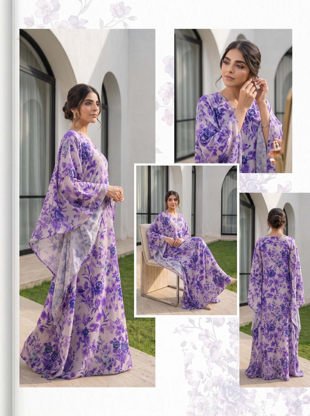2PC All Over Digital Printed Superior Linen VL-130-D#05