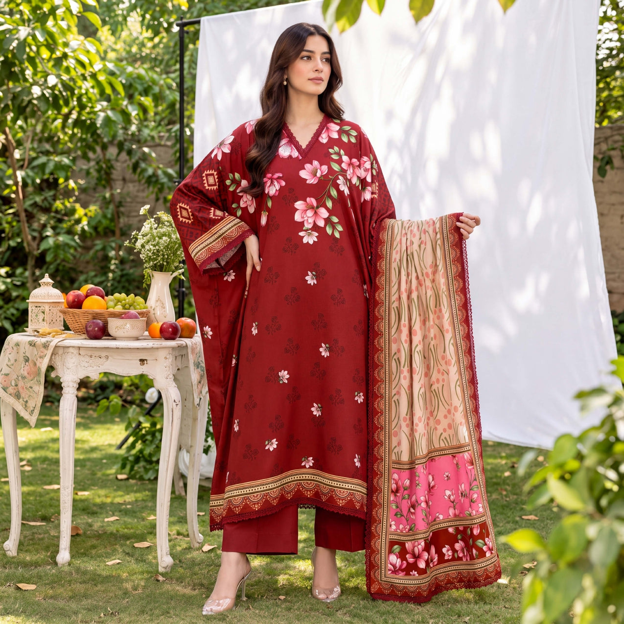 3PC RUPAS DIGITAL PRINT LINEN VL-133-D#01