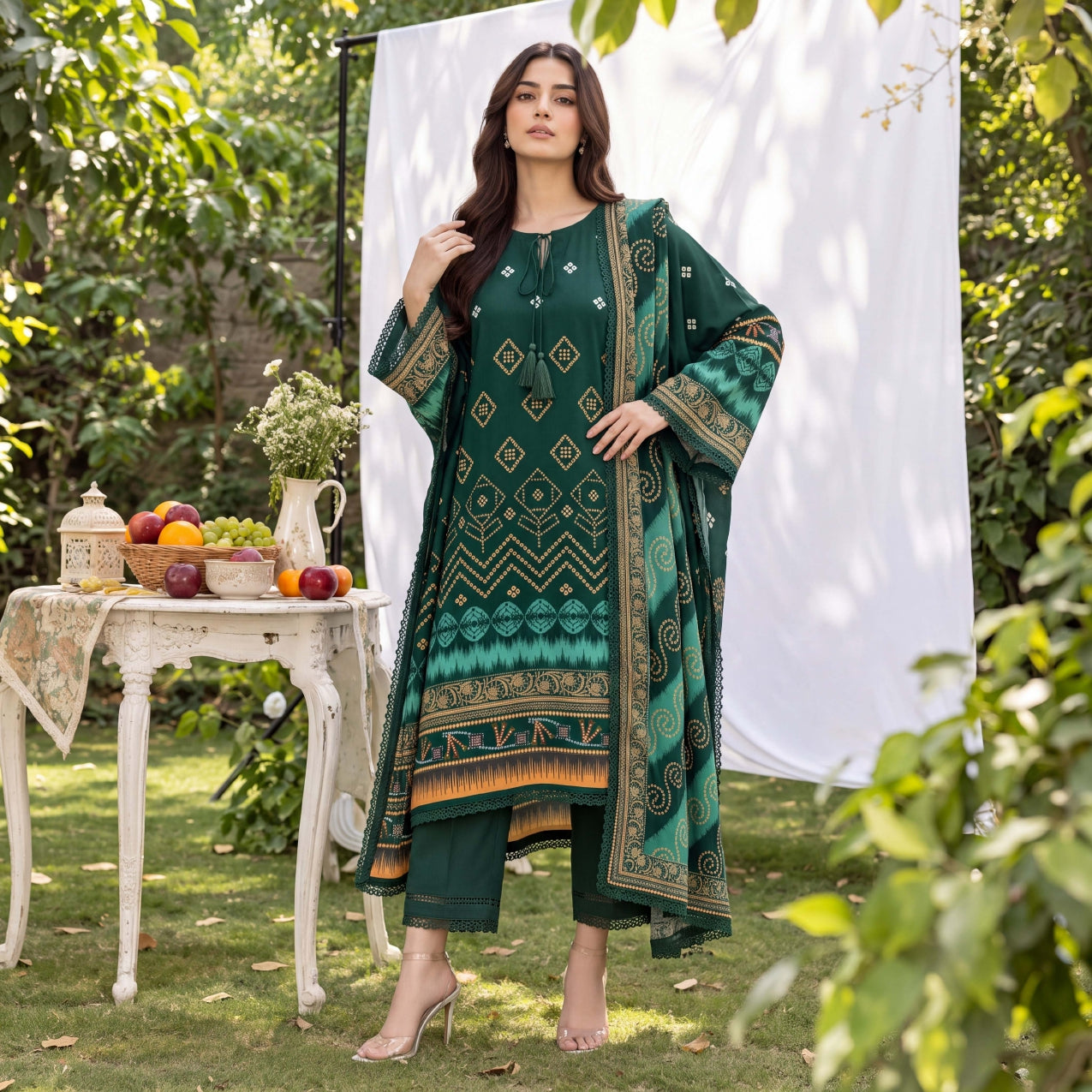 3PC RUPAS DIGITAL PRINT LINEN VL-133-D#02