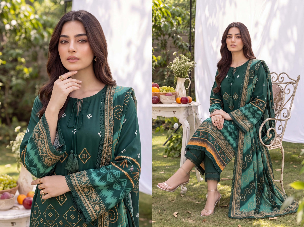 3PC RUPAS DIGITAL PRINT LINEN VL-133-D#02