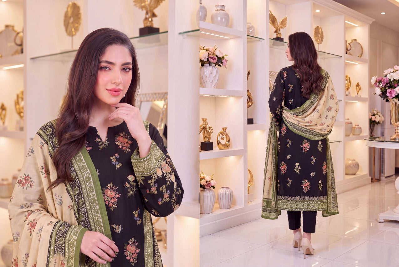 3PC RUPAS DIGITAL PRINT LINEN VL-136-D#03