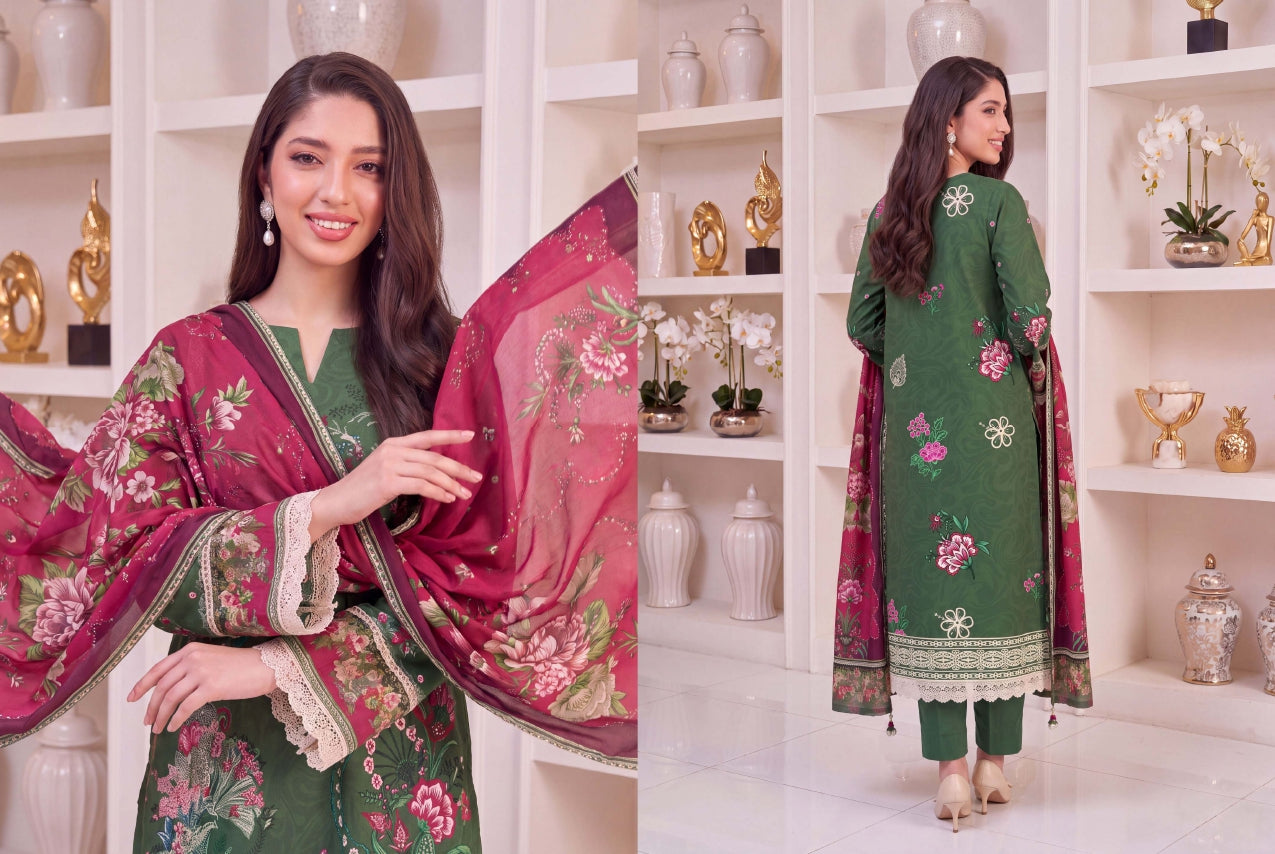 3PC RUPAS DIGITAL PRINT LINEN VL-136-D#06