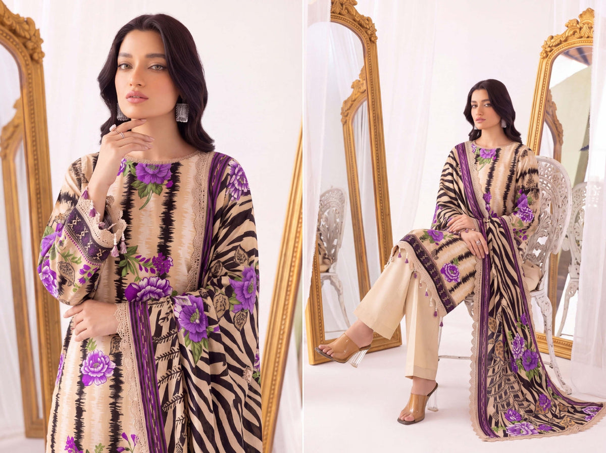 3PC RUPAS DIGITAL PRINT VISCOSE VL-140-D#04