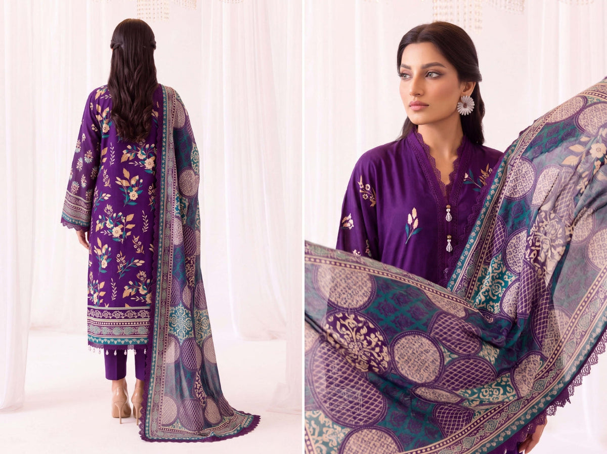 3PC RUPAS DIGITAL PRINT VISCOSE VL-140-D#07