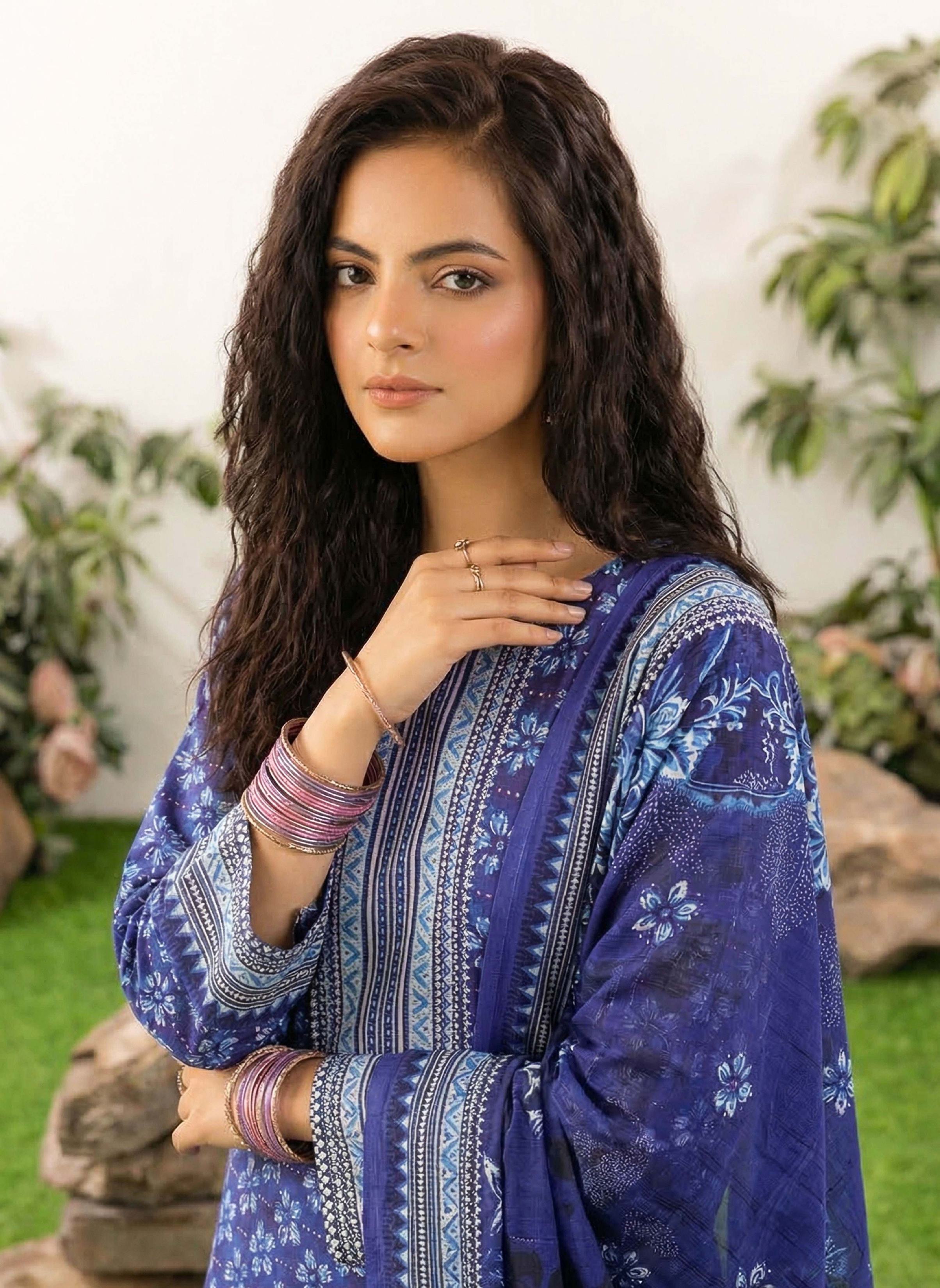 3PC UN-STITCHED LAWN RCL-41