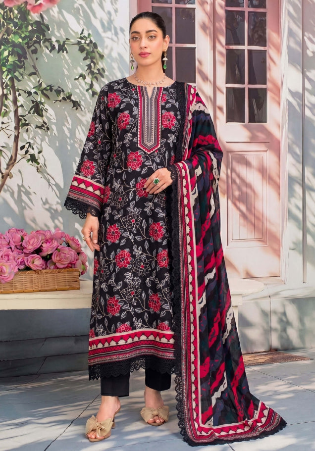 3PC UN-STITCHED LAWN RCL-68