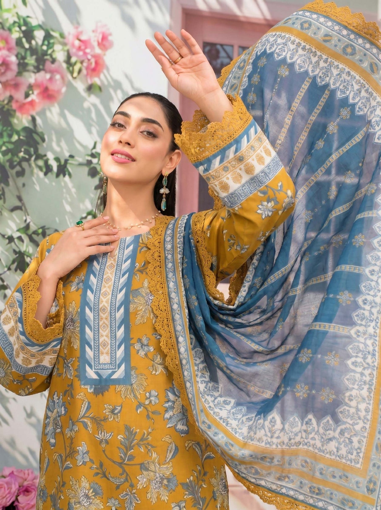 3PC UN-STITCHED LAWN RCL-67