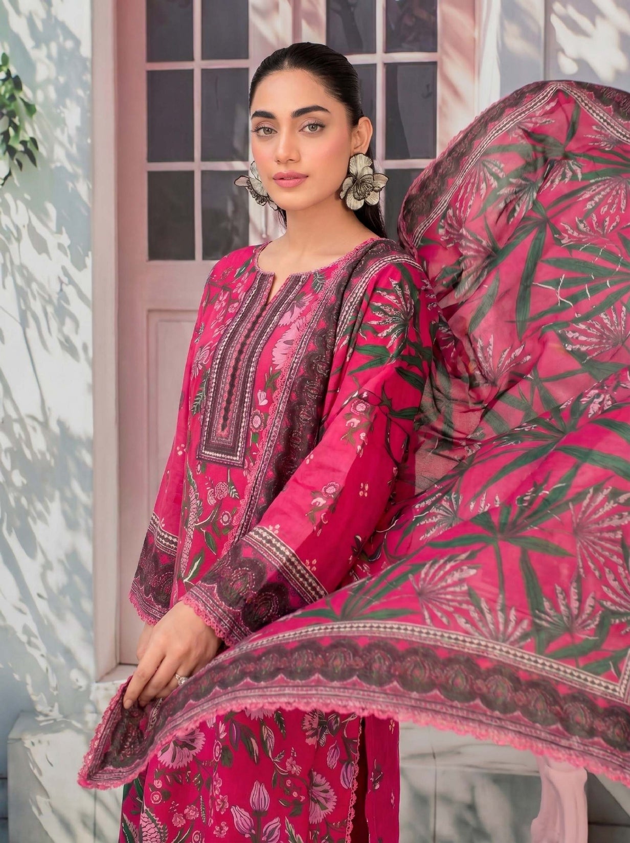 3PC UN-STITCHED LAWN RCL-66