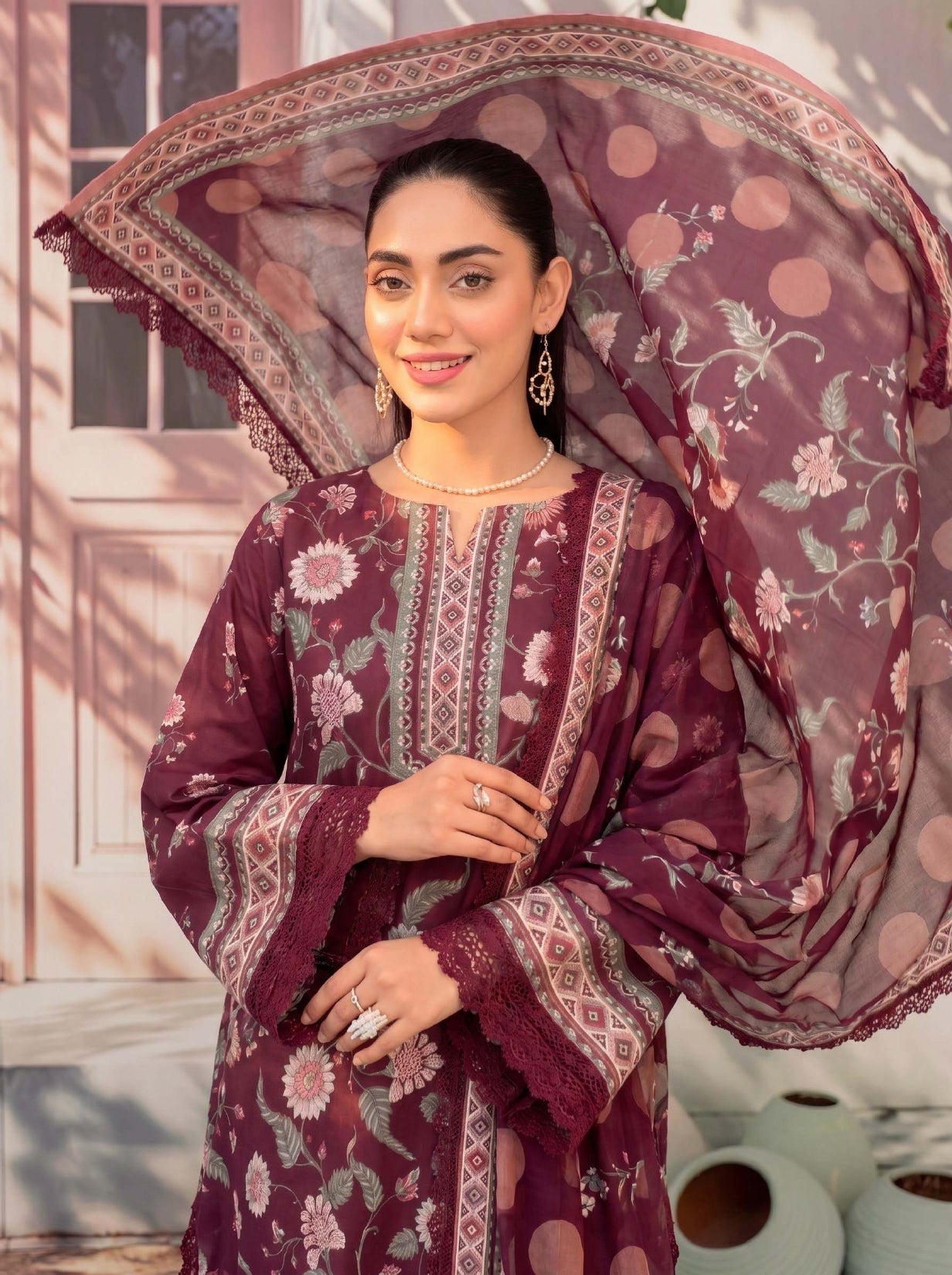 3PC UN-STITCHED LAWN RCL-64