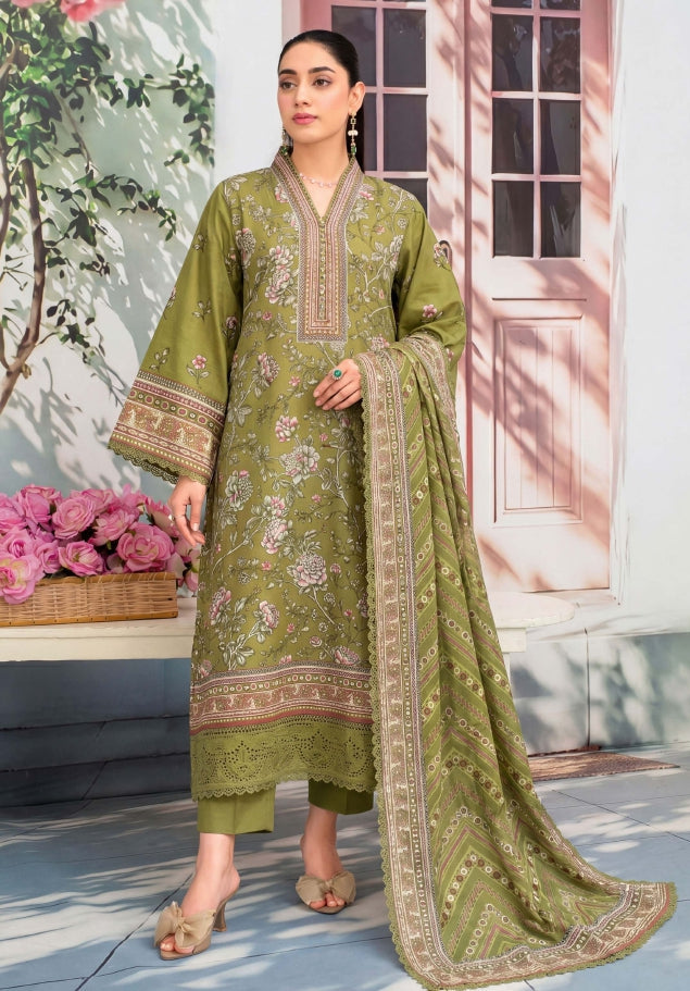 3PC UN-STITCHED LAWN RCL-63