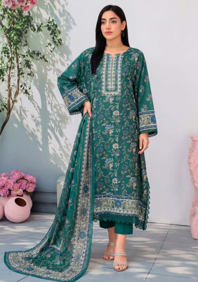 3PC UN-STITCHED LAWN RCL-62