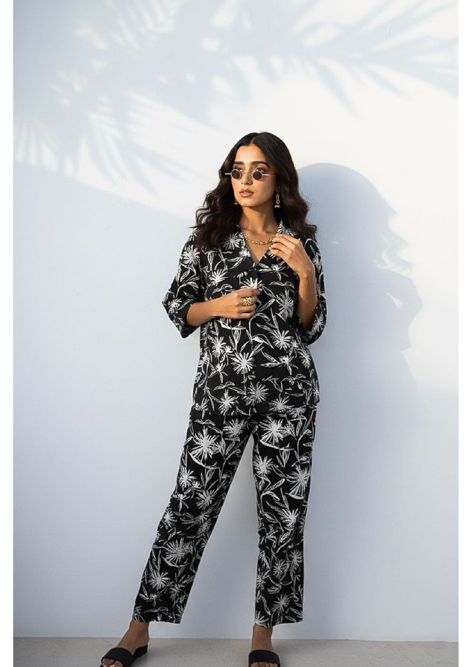 2PC Grid Cambric Cotton RT-GC-13