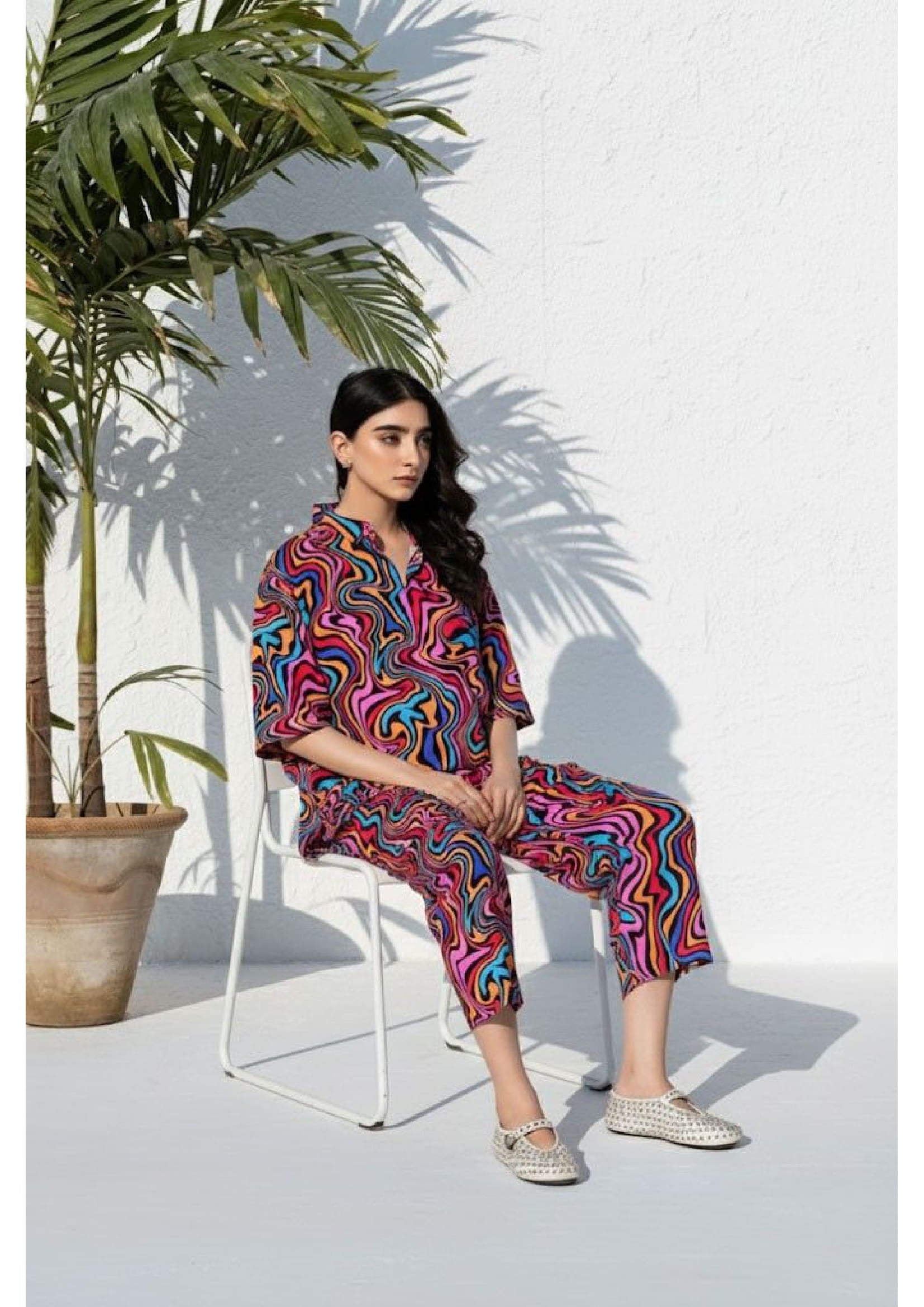 2PC Grid Cambric Cotton RT-GC-14