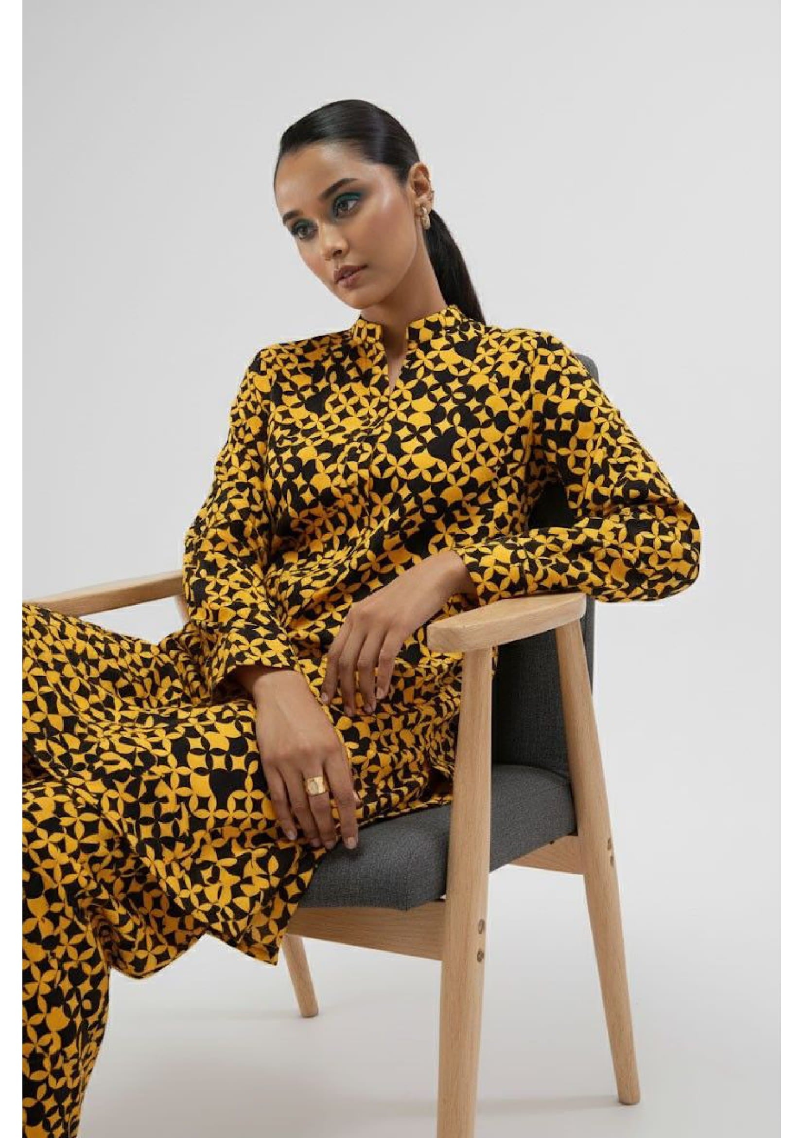 2PC Grid Cambric Cotton RT-GC-15