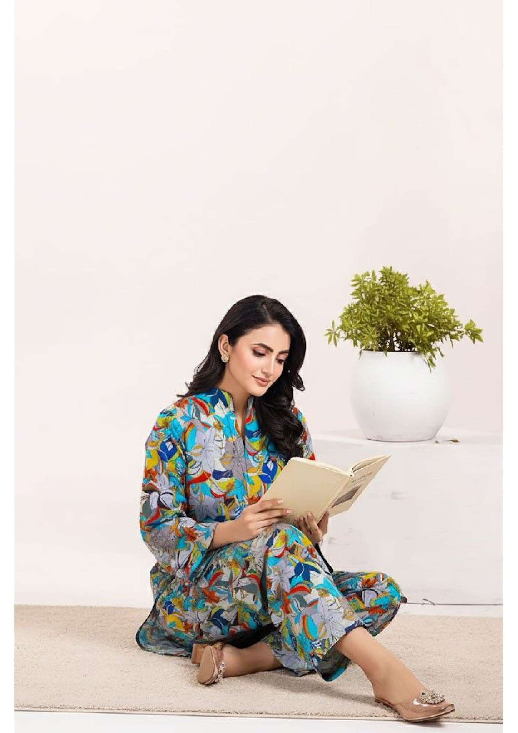 2PC Grid Cambric Cotton RT-GC-21