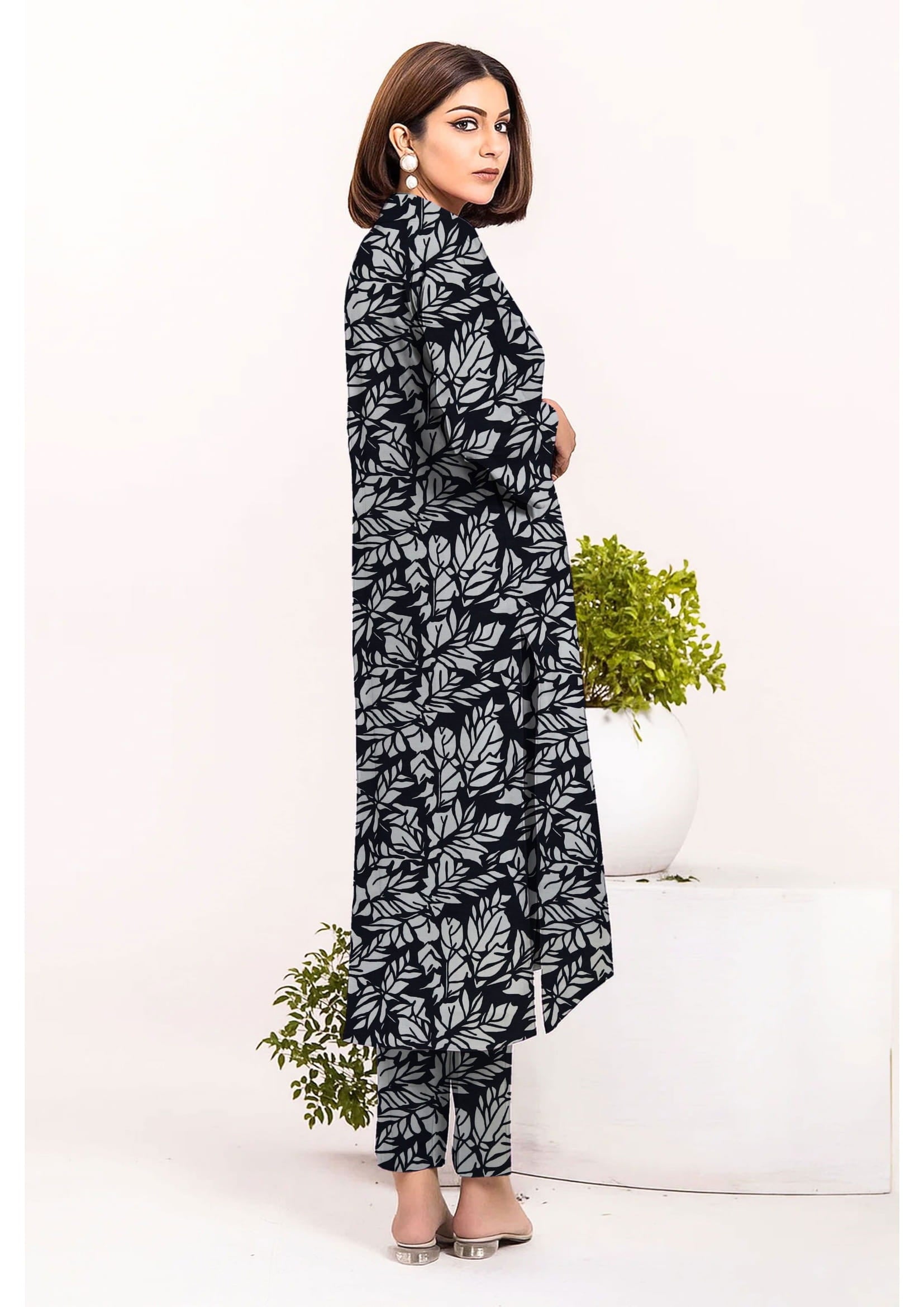 2PC Grid Cambric Cotton RT-GC-22