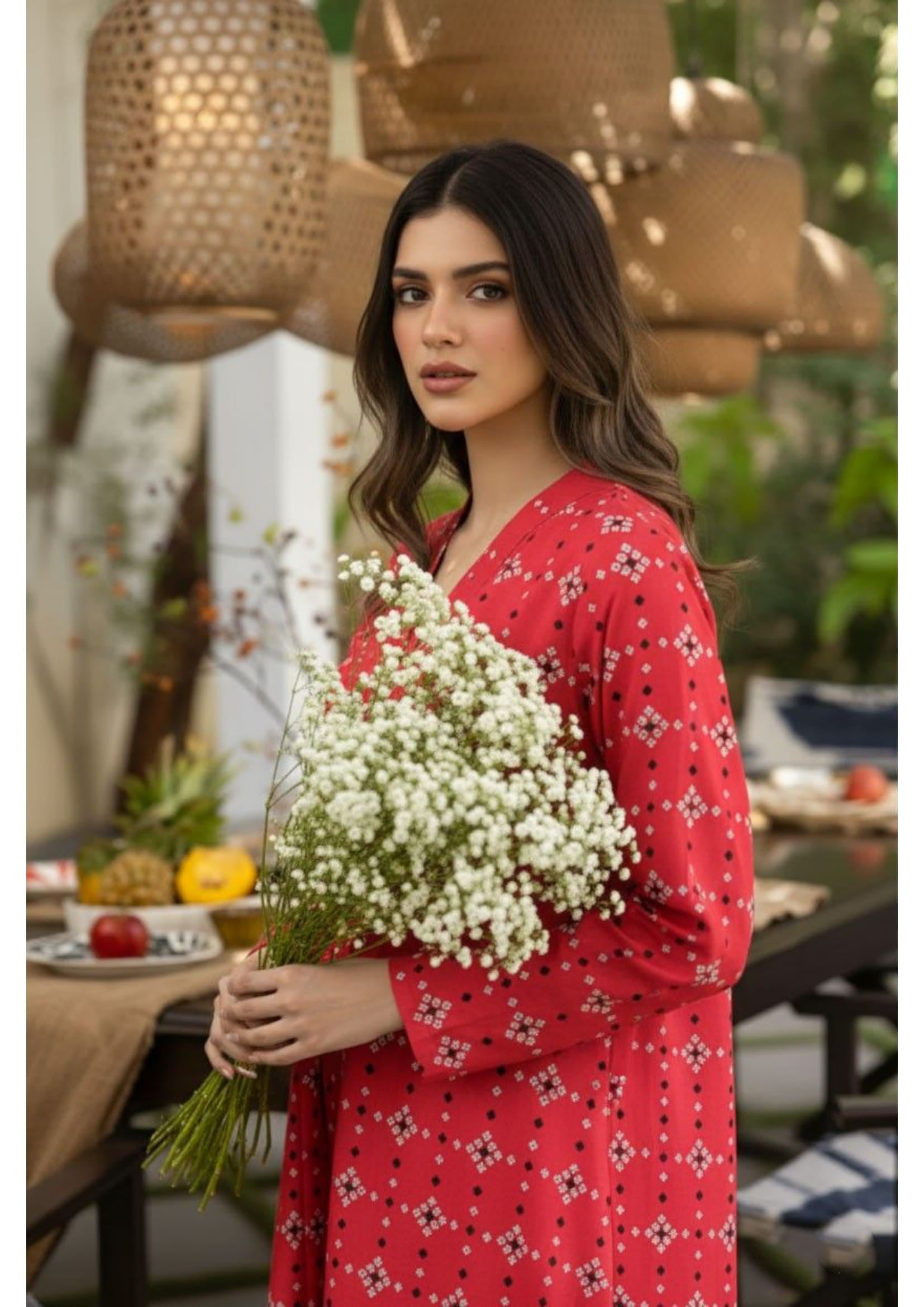 2PC Grid Cambric Cotton RT-GC-24