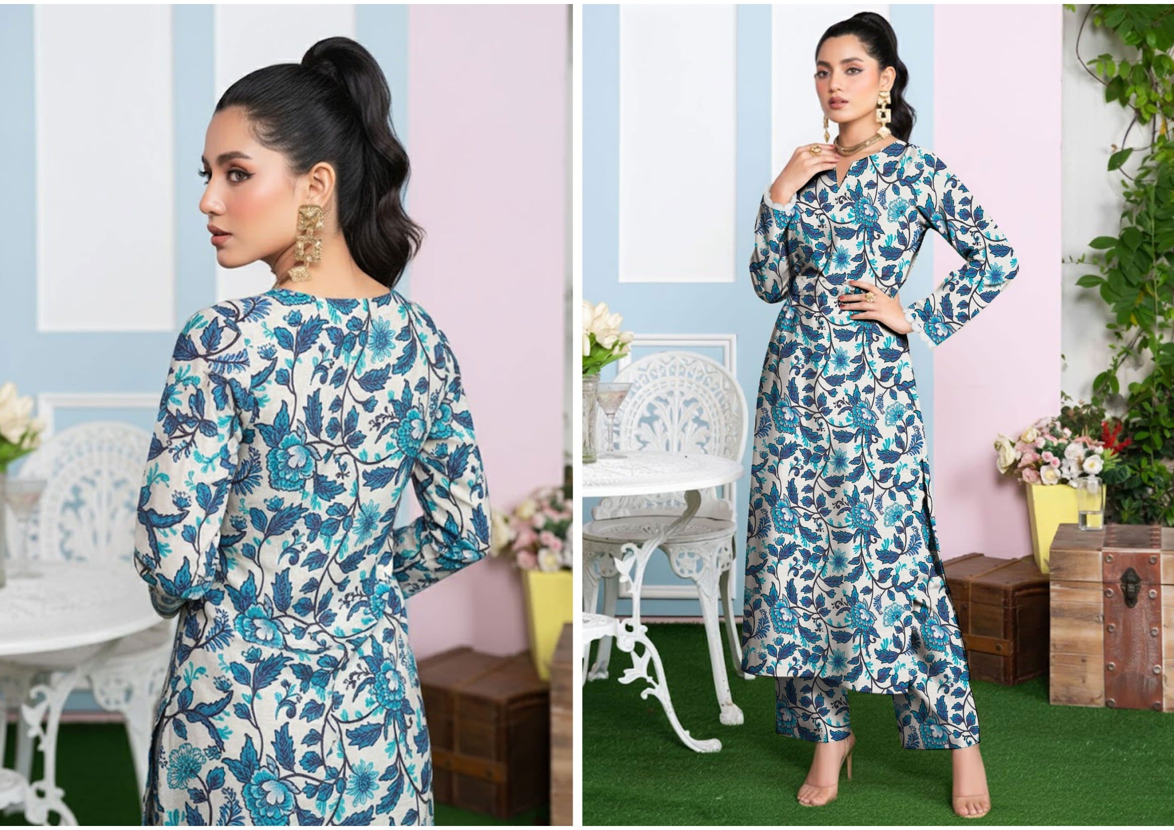 2PC DORIA LAWN  RDL-03