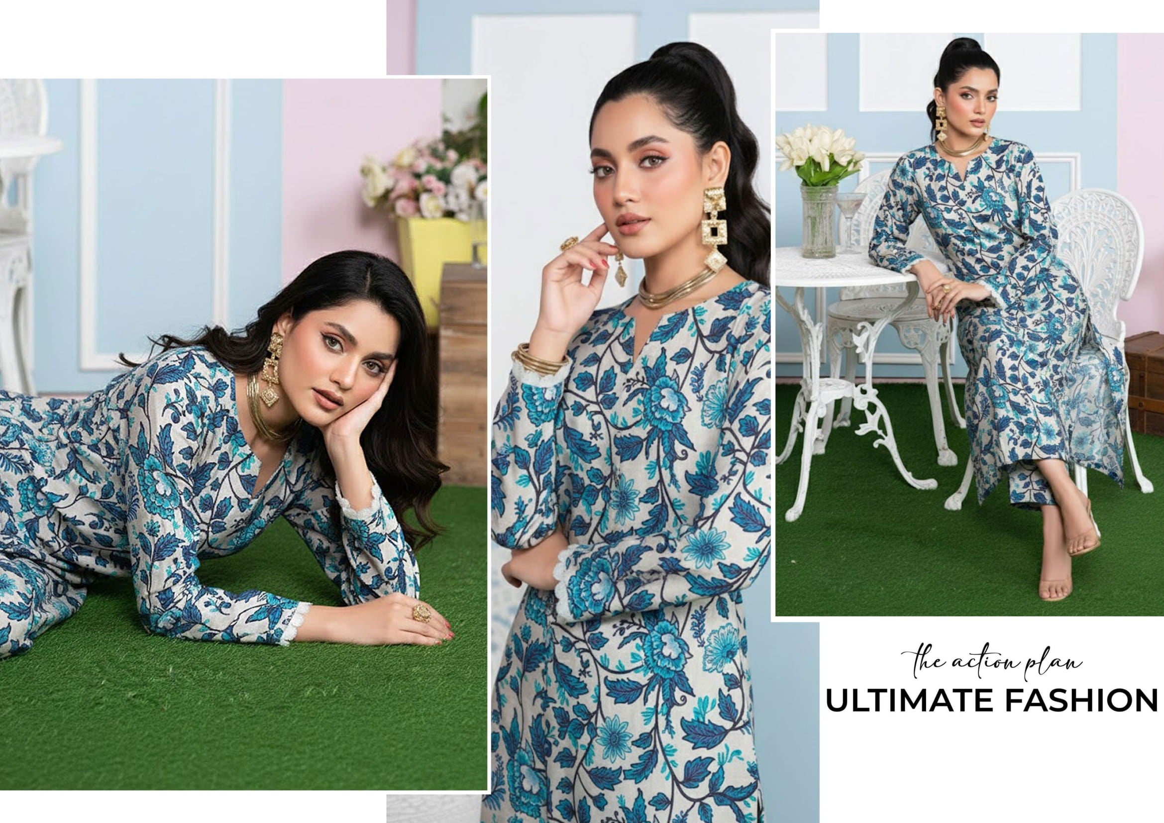 2PC DORIA LAWN  RDL-03