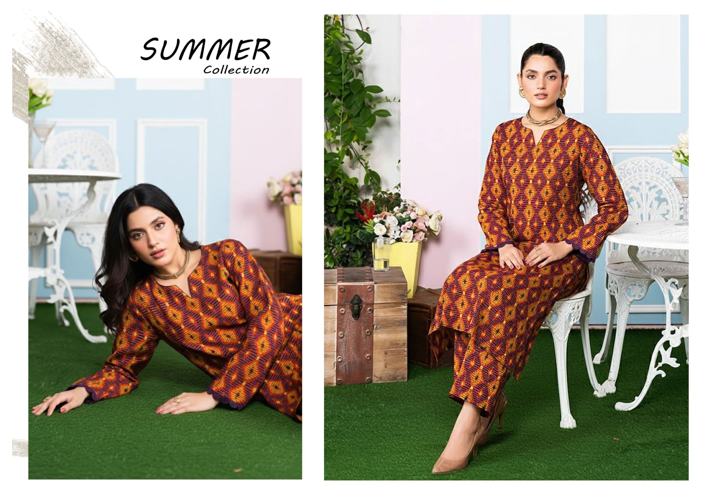 2PC DORIA LAWN  RDL-06