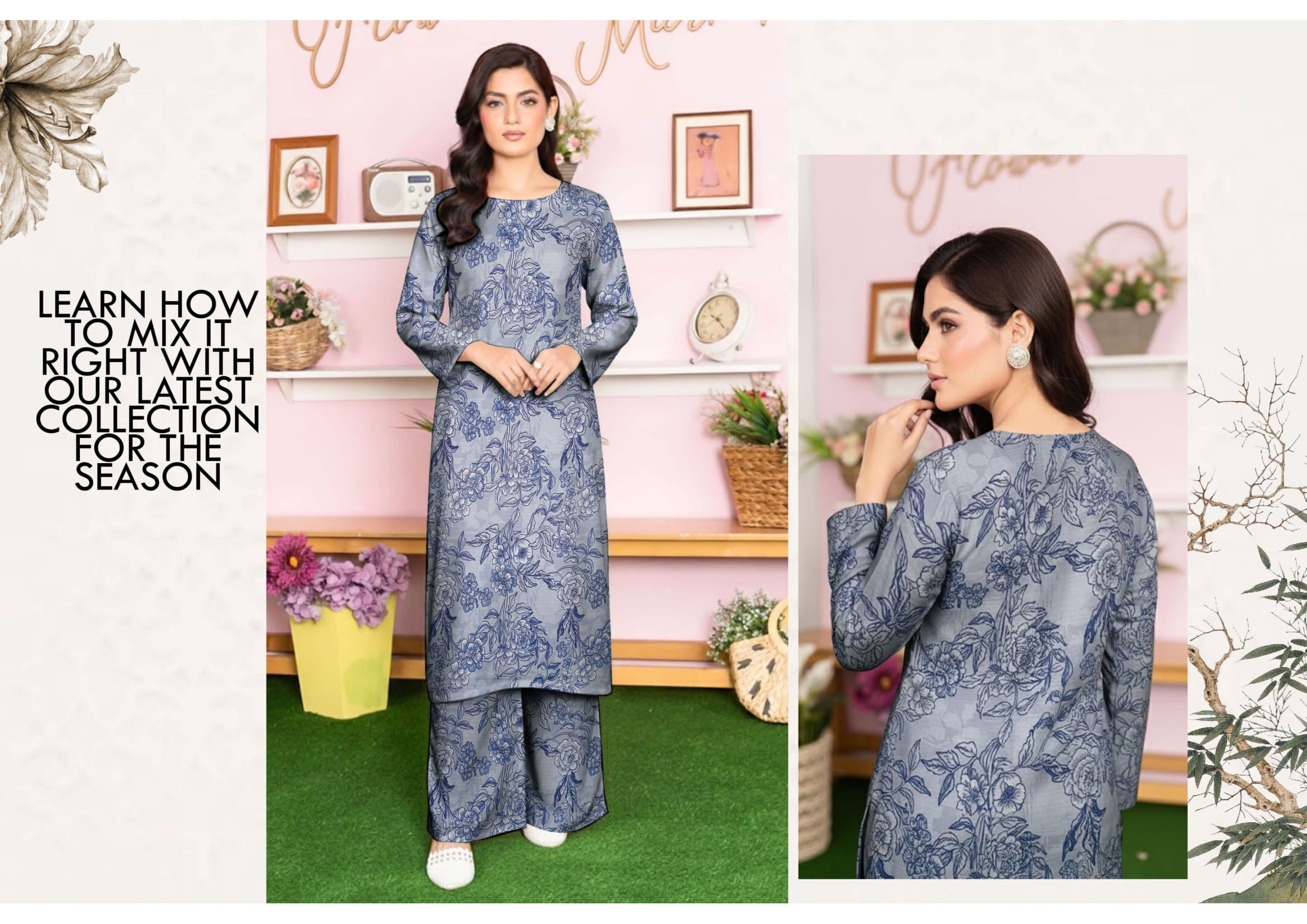 2PC DORIA LAWN  RDL-07