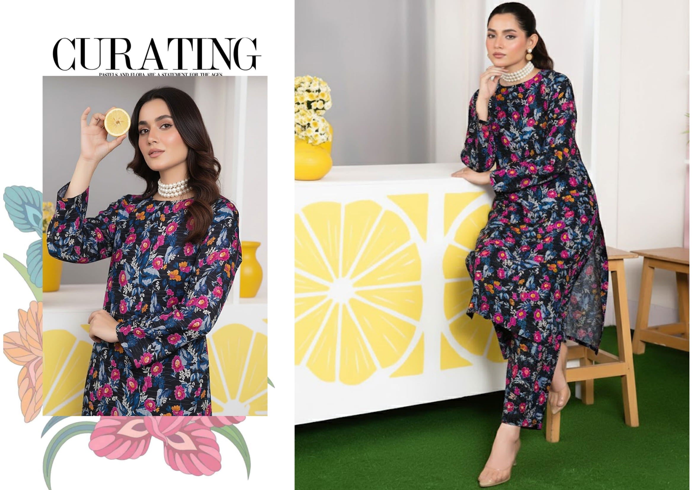 2PC DORIA LAWN  RDL-09