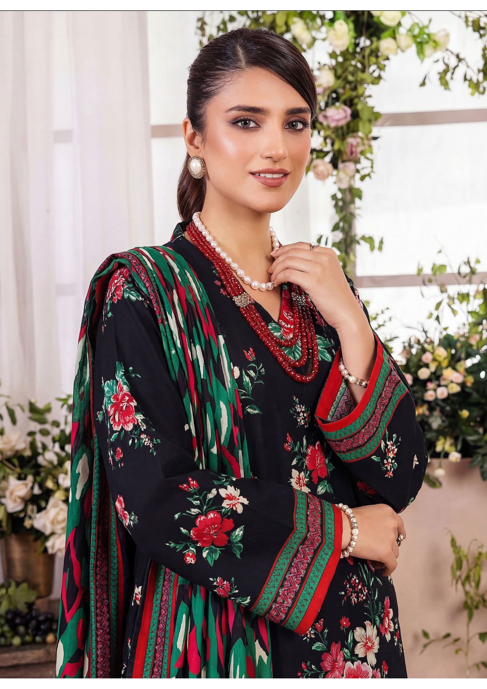 3PC UN-STITCHED LAWN RCL-06