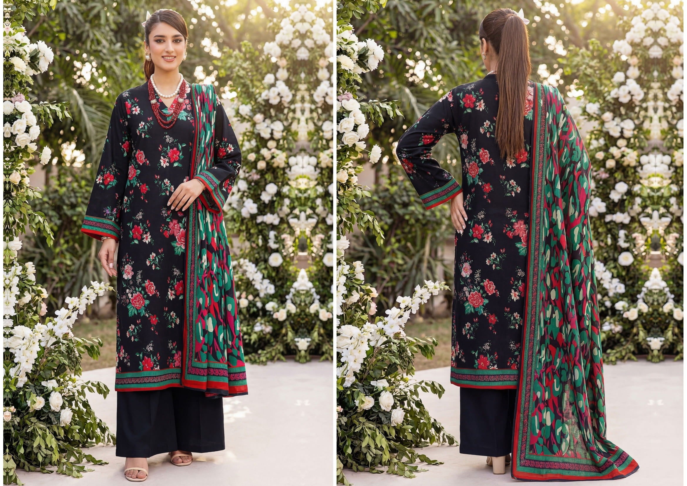 3PC UN-STITCHED LAWN RCL-06