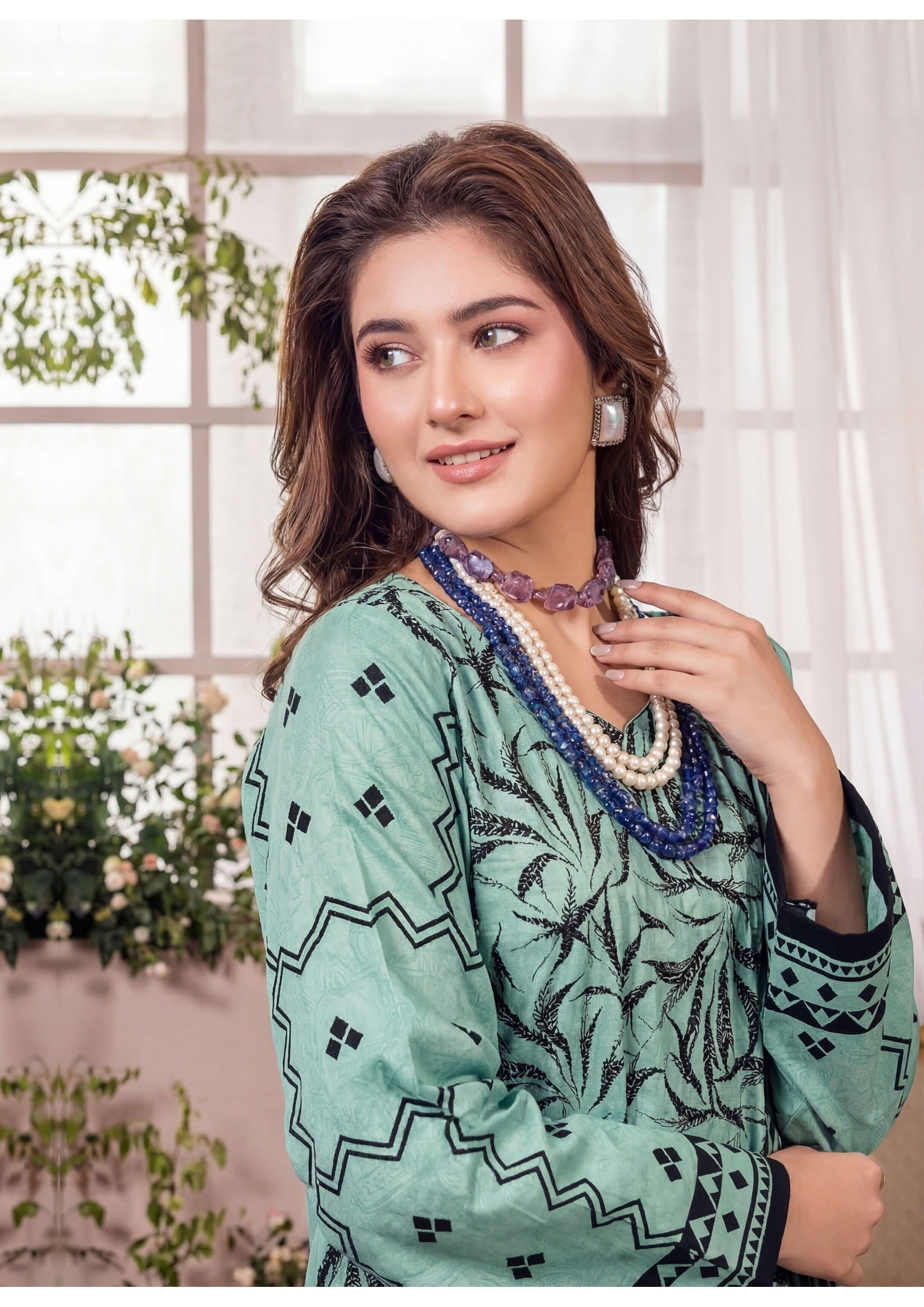 3PC UN-STITCHED LAWN RCL-07