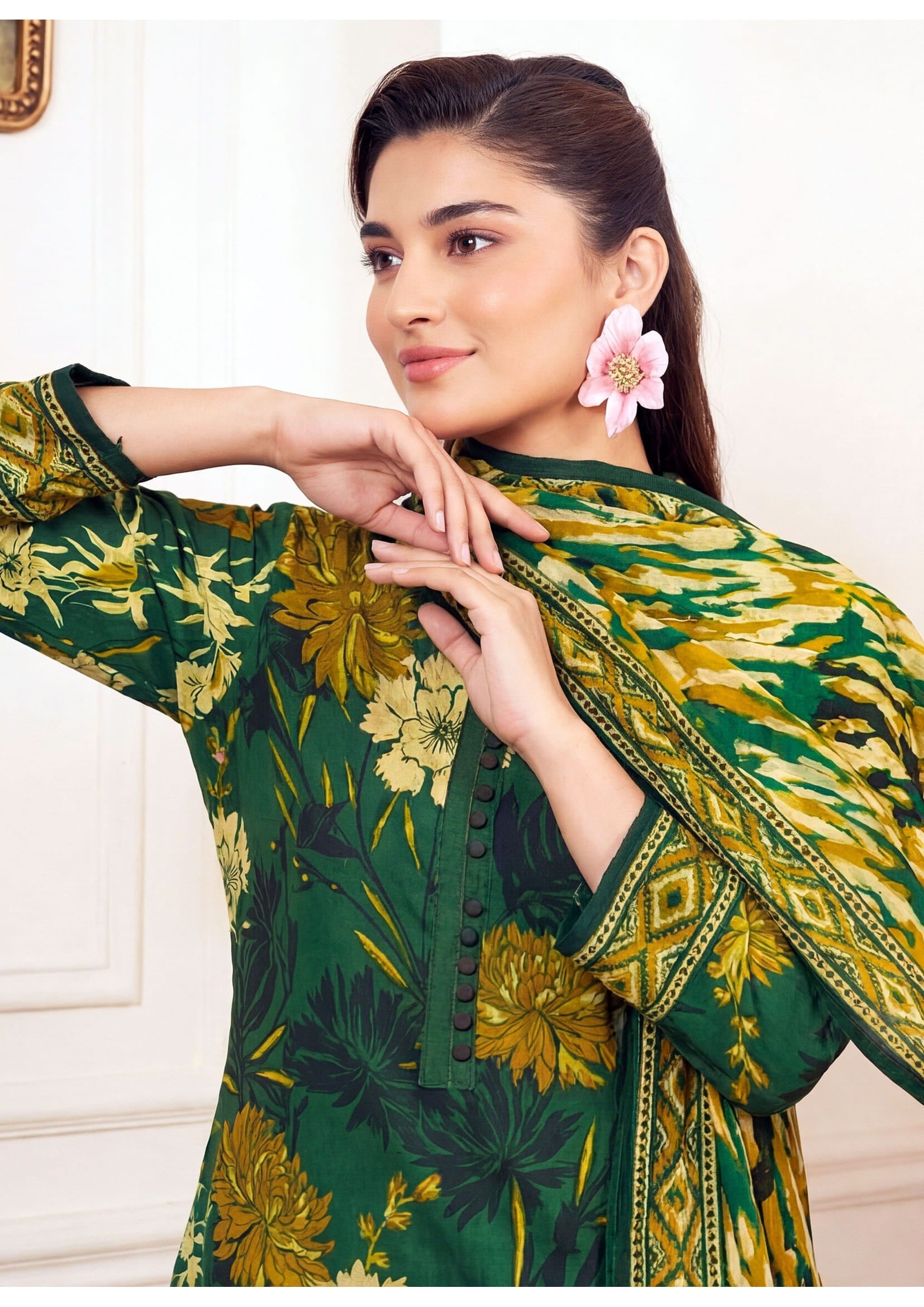 3PC UN-STITCHED LAWN RCL-08