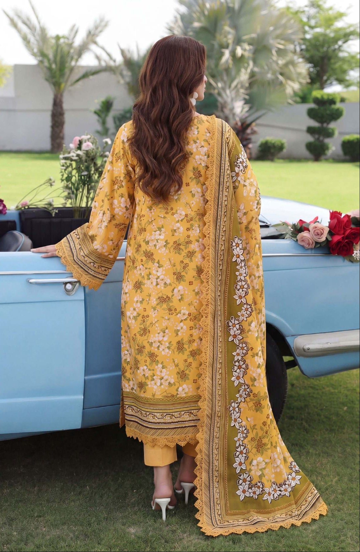 3PC UN-STITCHED LAWN RCL-73