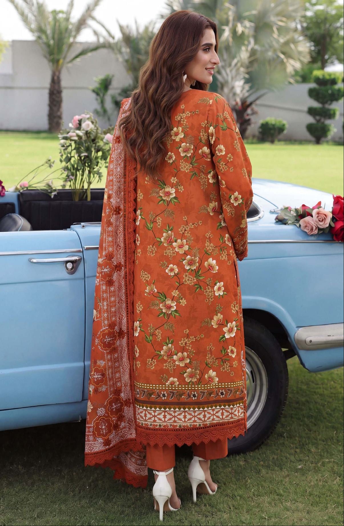3PC UN-STITCHED LAWN RCL-75