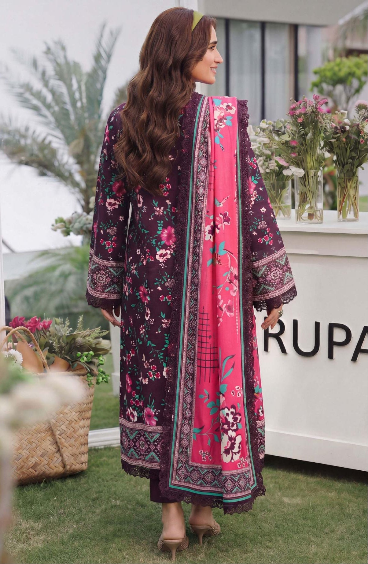 3PC UN-STITCHED LAWN RCL-79