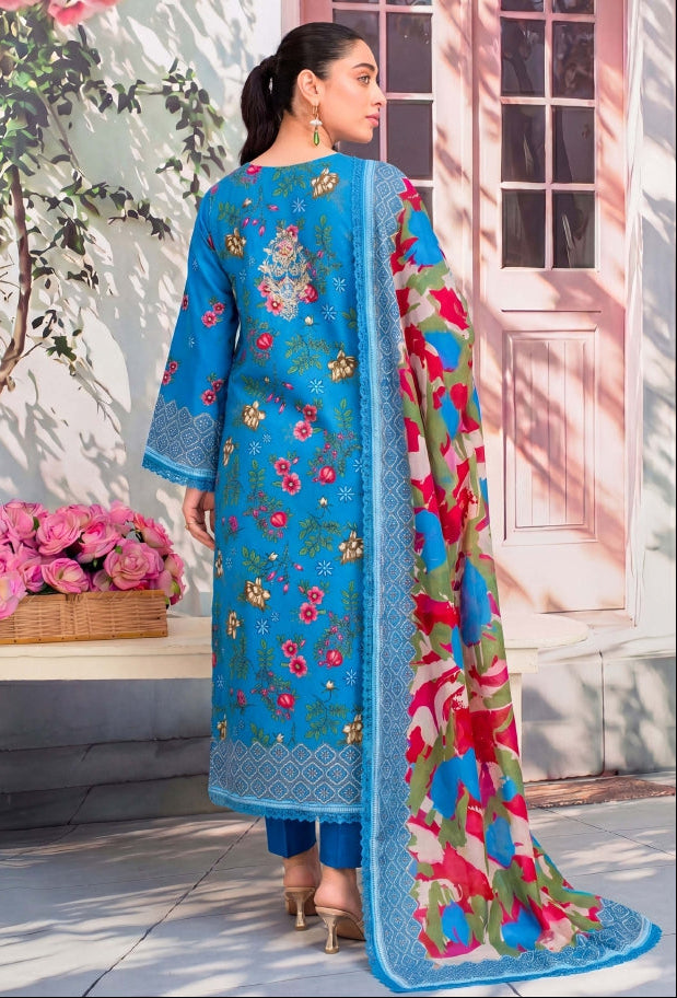 3PC UN-STITCHED LAWN RCL-65