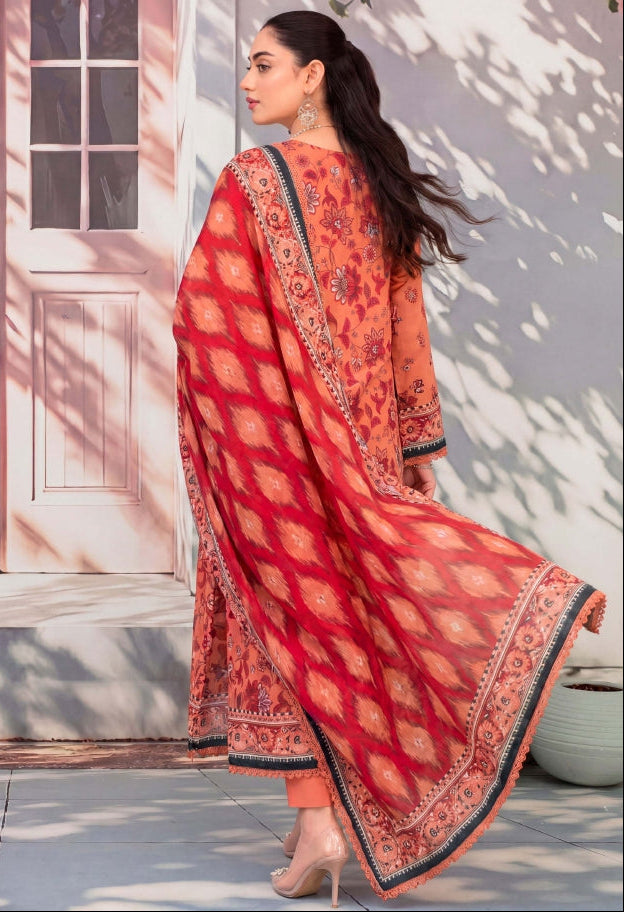 3PC UN-STITCHED LAWN RCL-61