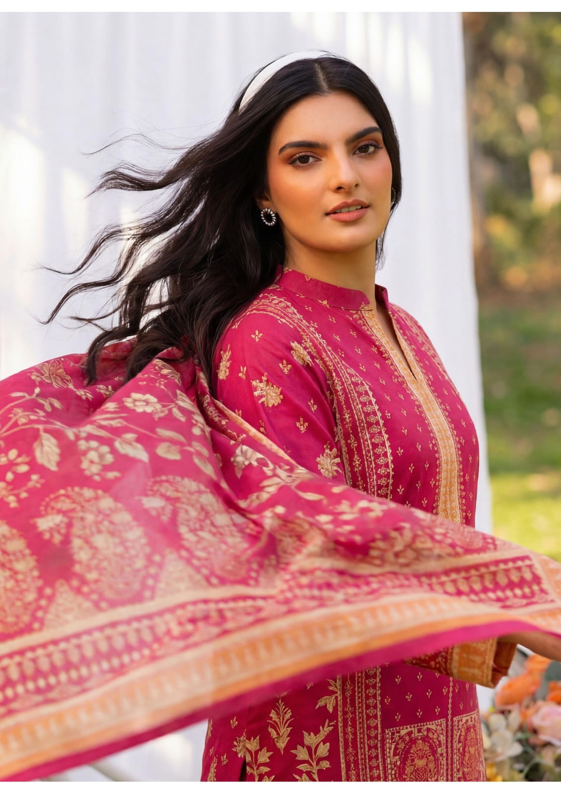 3PC UN-STITCHED LAWN RCL-32
