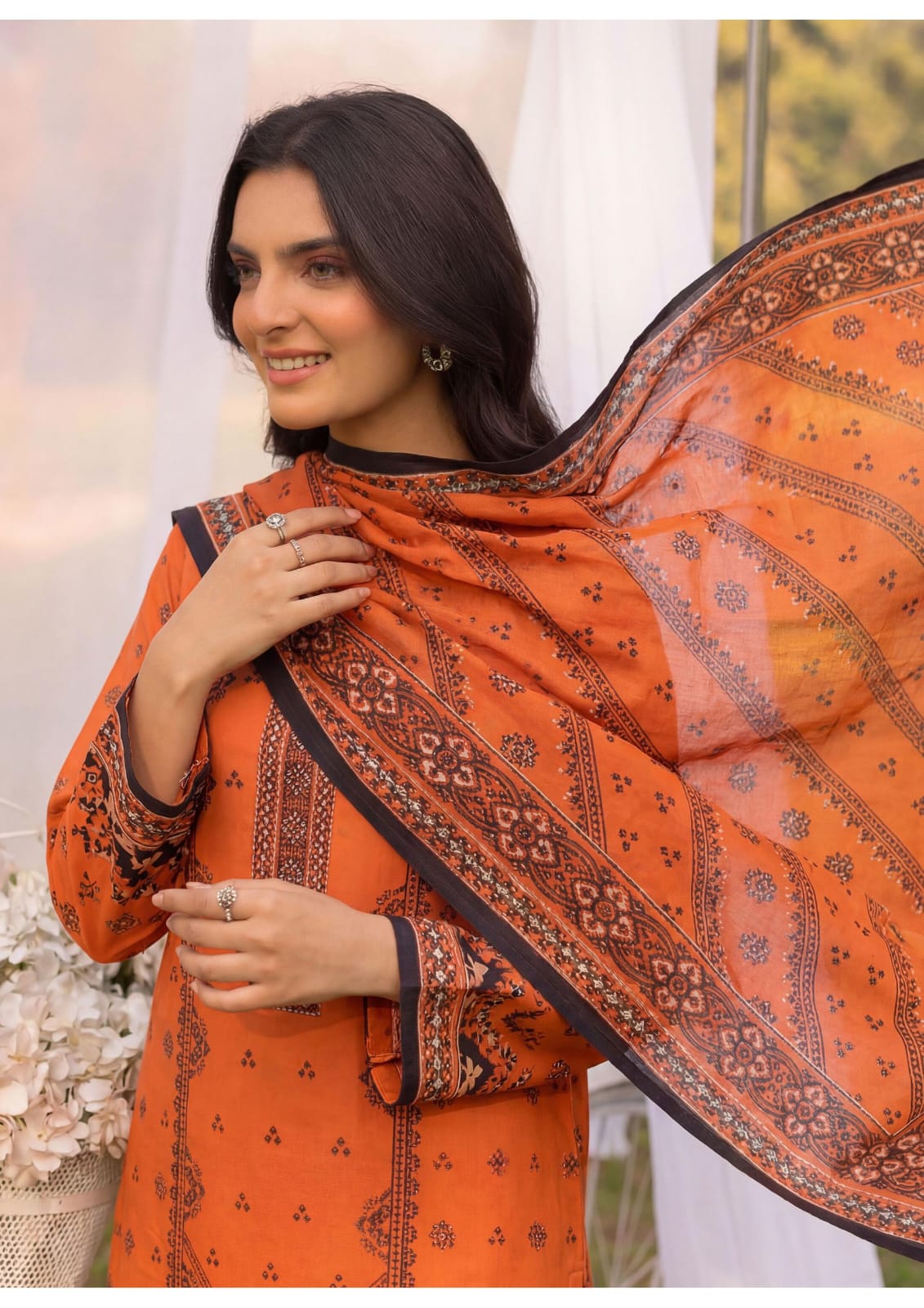3PC UN-STITCHED LAWN RCL-35