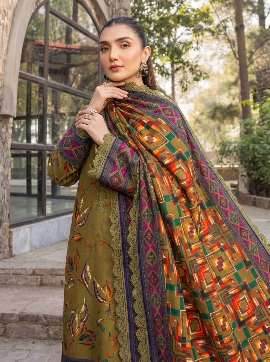 3PC UN-STITCHED LAWN RCL-59