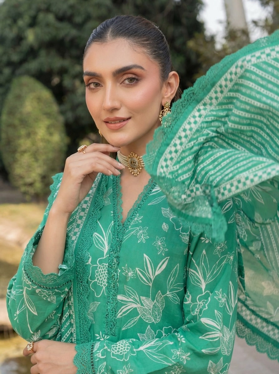 3PC UN-STITCHED LAWN RCL-52