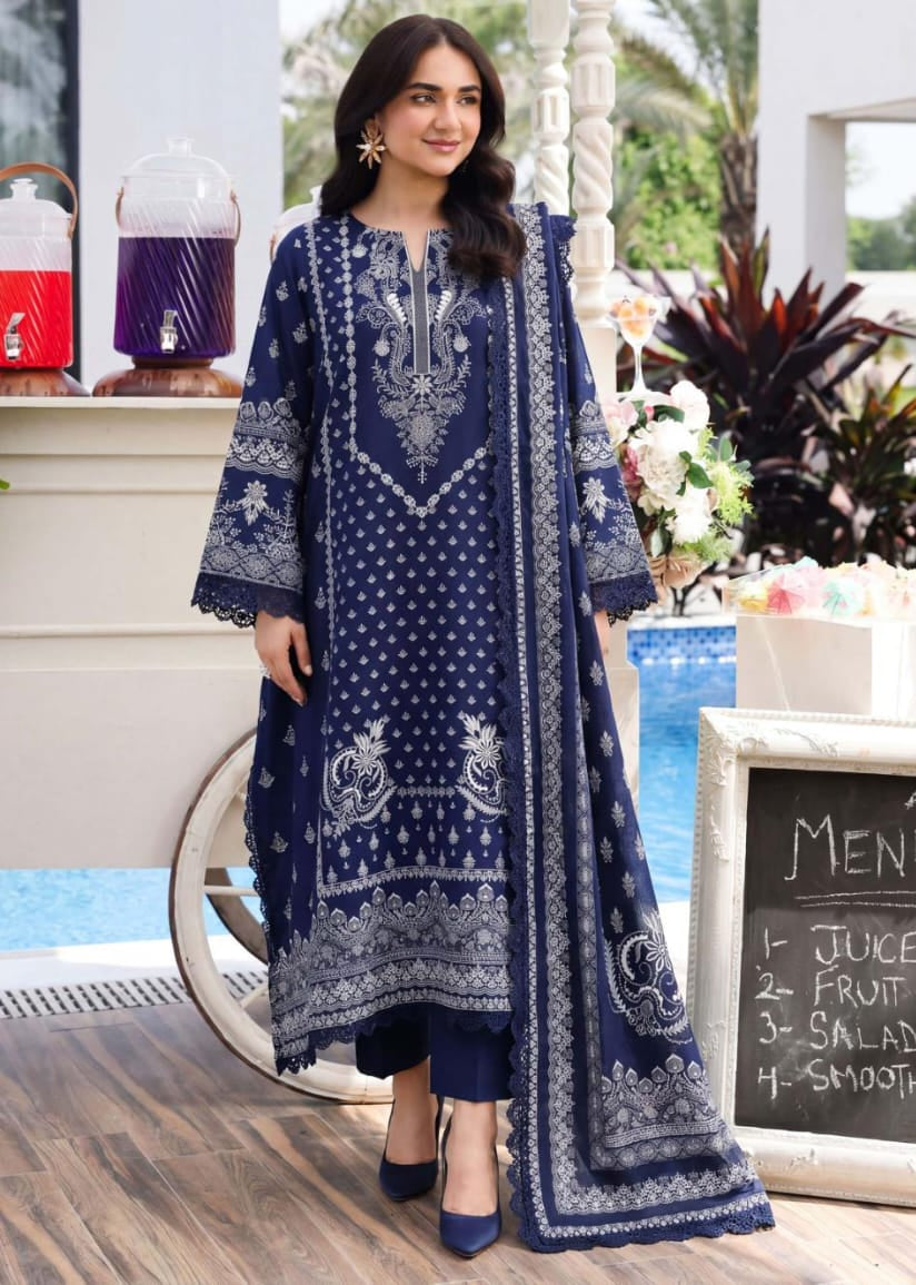 3PC UN-STITCHED LAWN RCL-83