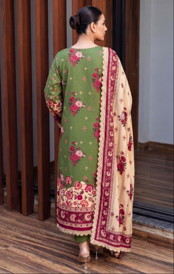 3PC UN-STITCHED LAWN RCL-99