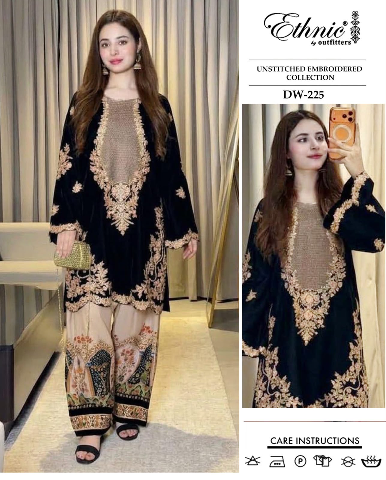 PREMIUM SILK 2PC THE ROYAL WINTER EDITION BLACK