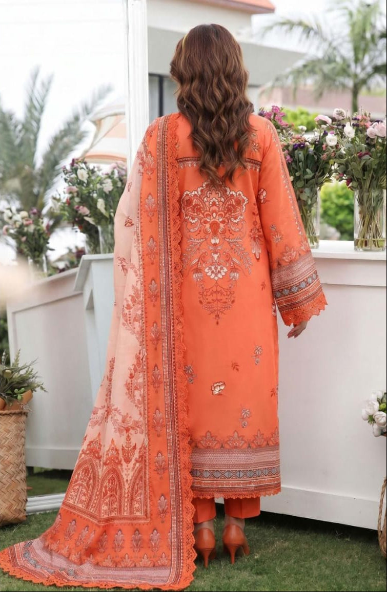 3PC UN-STITCHED LAWN RCL-81