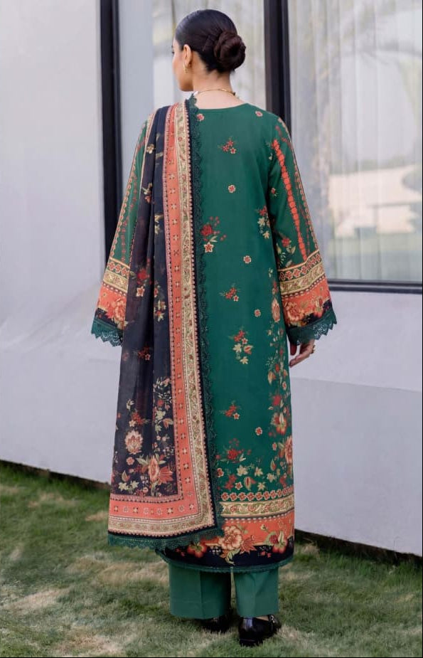 3PC UN-STITCHED LAWN RCL-93