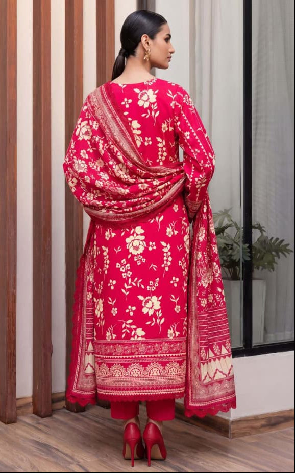 3PC UN-STITCHED LAWN RCL-95