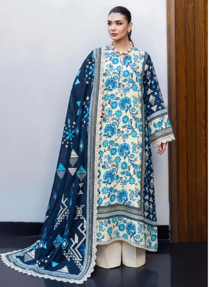 3PC UN-STITCHED LAWN RCL-97