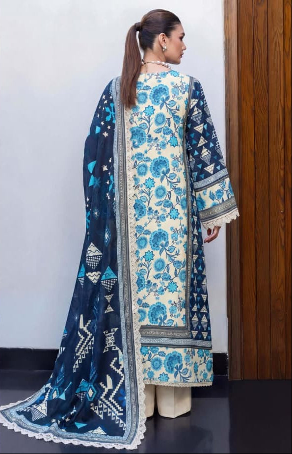 3PC UN-STITCHED LAWN RCL-97