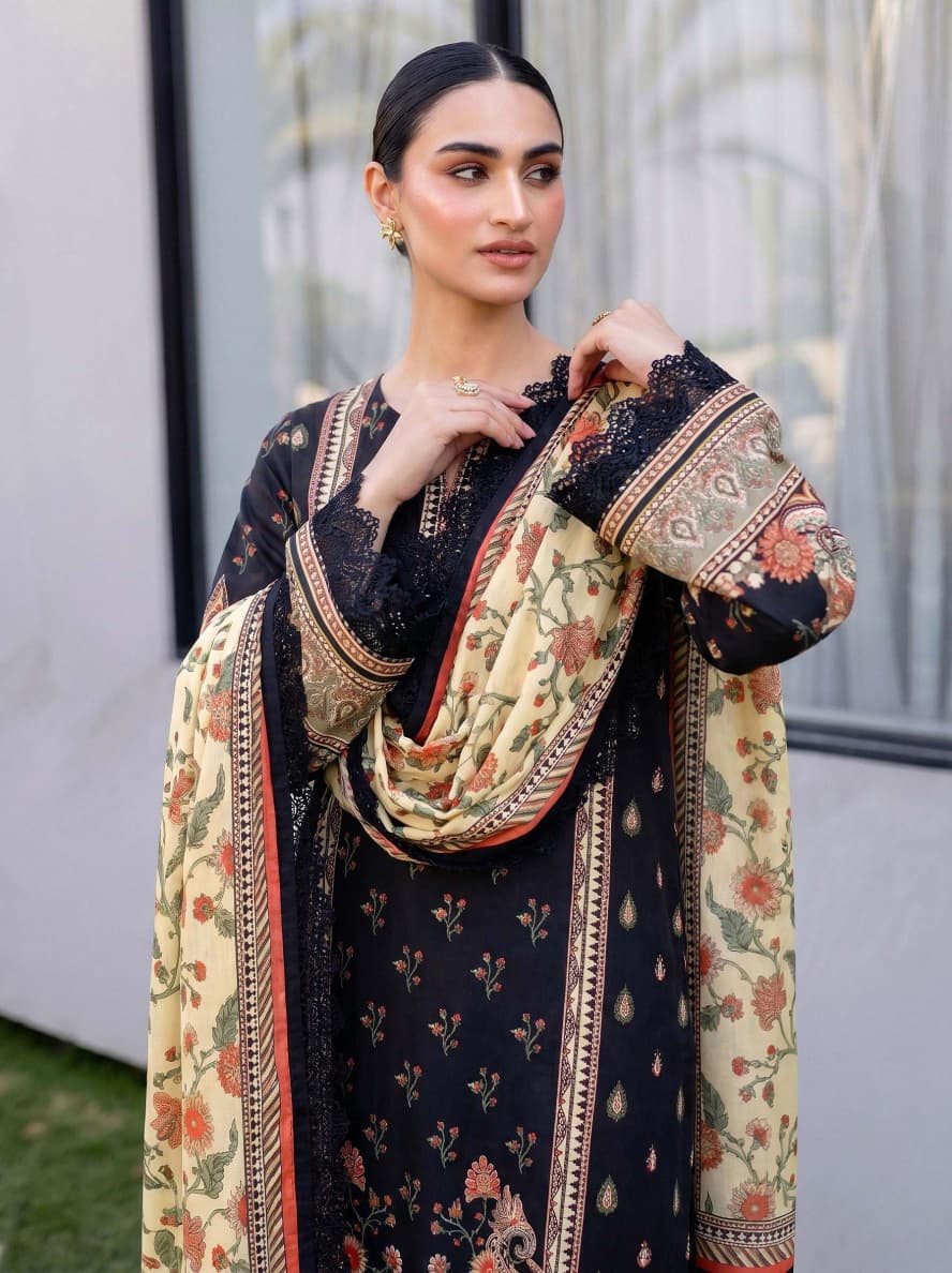 3PC UN-STITCHED LAWN RCL-94